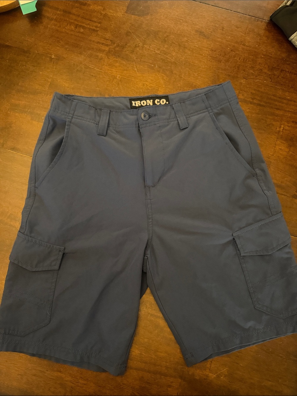 Men's Navy Cargo Shorts - Utility Pocket Design